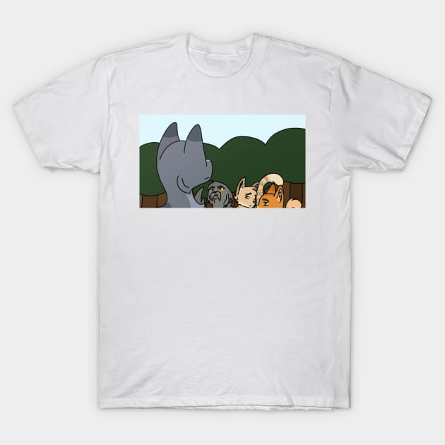 ThunderClan Camp T-Shirt by ceolsonart